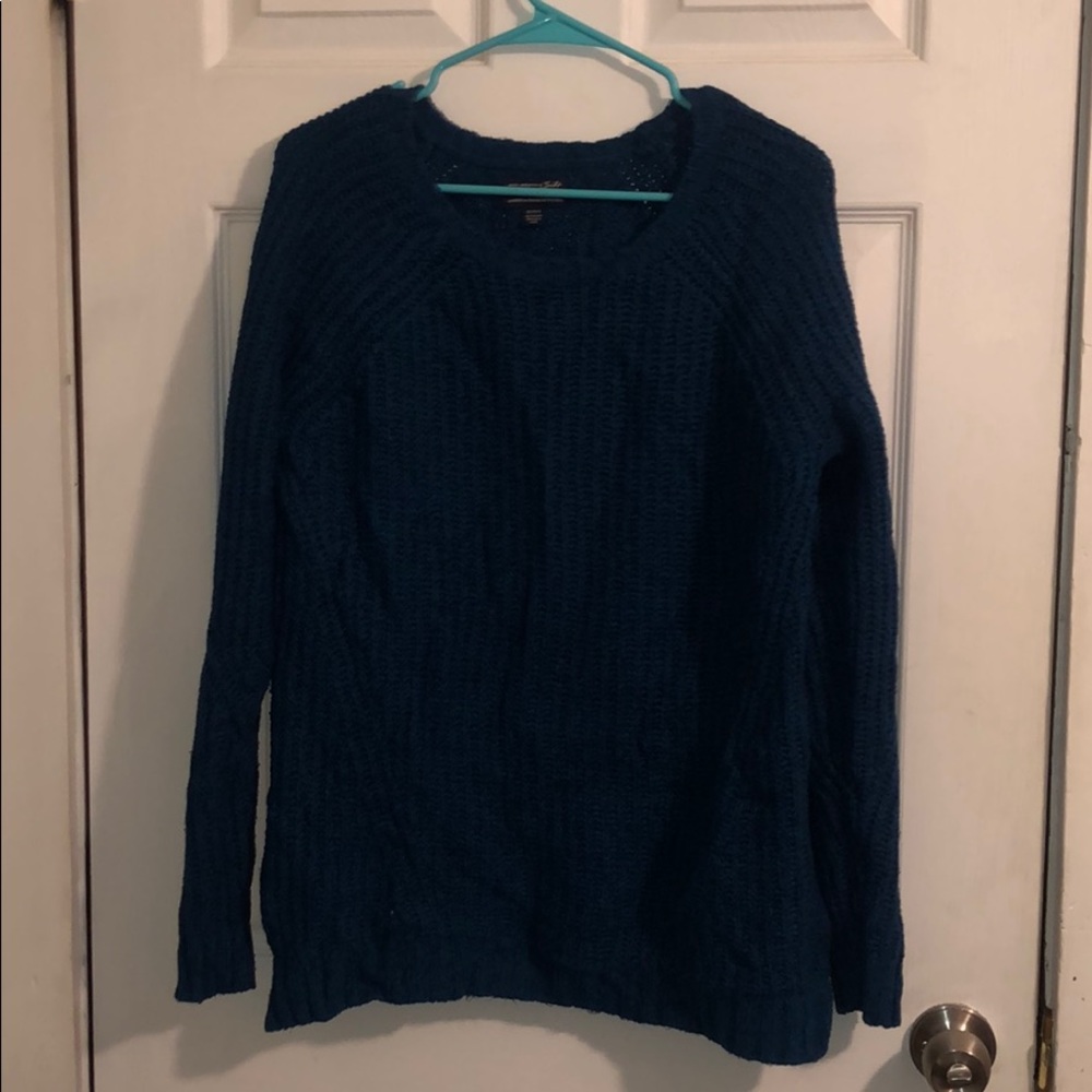 Blue American Eagle sweater